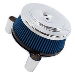 PartzBiz HD BS-CAP5 - ACM HD ROAD KING Black Billet Sucker Air Cleaner Intake Big Filter Cover Harley