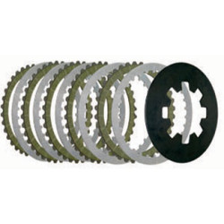 PartzBiz HD BTX-14 - BDL Tempered Steel Clutch Plate Kit Drivetrain Primary Transmission Harley BT PartzBiz HD BTX-14 - BDL Tempered Steel Clutch Plate Kit Drivetrain Primary Transmission Harley BT
