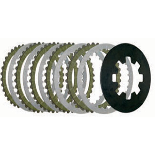 PartzBiz HD: 3461836-BDL Tempered Steel Clutch Plate Kit Drivetrain Primary Transmission Harley BT PartzBiz HD: 3461836-BDL Tempered Steel Clutch Plate Kit Drivetrain Primary Transmission Harley BT