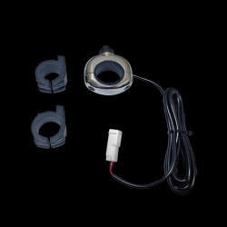 PartzBiz HD CD-AUX-UNV-B - Custom Dynamics Black Auxiliary Handlebar Mounted On/Off Switch 7/8‚Äù to 1-1/4‚Äù Bars