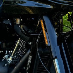 PartzBiz HD CD-FORK-LRST-SB - Smoked Front Fork LED Reflector PartzBiz HD CD-FORK-LRST-SB - Smoked Front Fork LED Reflector