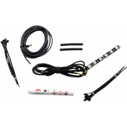 PartzBiz HD CD-IND-WB-WHITE - White MagicFlex 2 LED War Bonnet Kit for Indian