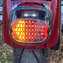 PartzBiz HD CD-INT-TL-W-R - Custom Dynamics Low Profile LED Light Integrated Indicators w/ Window Red Lens