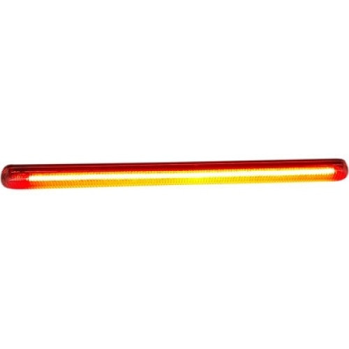 PartzBiz HD: -Custom Dynamics Dynamic 4.5" Red LED Light Bar Red Lens Plug & Play Universal 12V CD-LB-7-RR 2040-2596 20402596 fxd fls best for performance davidson 