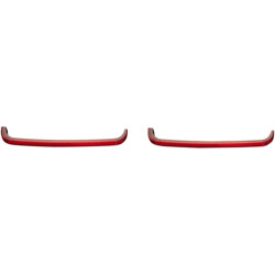 PartzBiz HD CD-LP-BCM-R - Custom Dynamics CD-LP-BCM-R Red Low Profile LED Saddle Bag Lights 14-23 Harley accent turn signal runner brake stop indicator motorcycle touring upgrade 2040-2357 20402357
