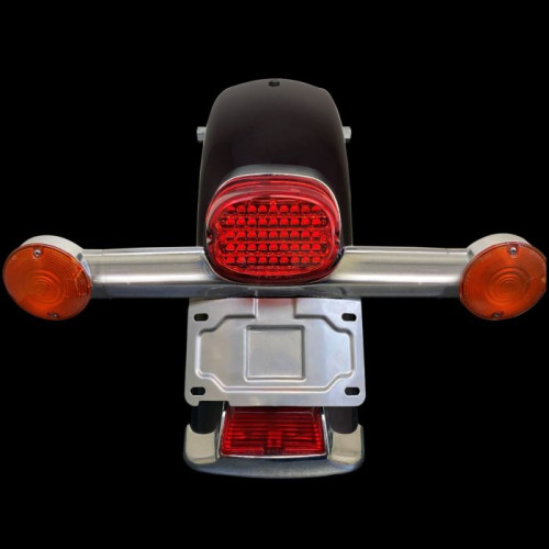 PartzBiz HD: -Custom Dynamics License Plate Relocation Mount Kit Harley Softail Touring 86-08 PartzBiz HD: -Custom Dynamics License Plate Relocation Mount Kit Harley Softail Touring 86-08