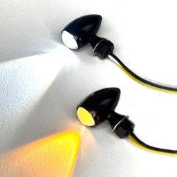 PartzBiz HD CD-MICRO-R-C - Custom Dynamics Black Micro Bullet Red LED Rear Turn Signals Universal PartzBiz HD CD-MICRO-R-C - Custom Dynamics Black Micro Bullet Red LED Rear Turn Signals Universal