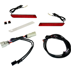 PartzBiz HD CD-TKE-REF-14-R - Red LED Fender Reflector Light