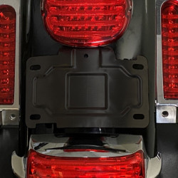 PartzBiz HD CD-TLLP-KIT-B - Custom Dynamics CD-TLLP-KIT Black License Plate Relocation Kit Harley Touring 14-20 2030-1521 20301521 best for replacement harley part electra road street glide king ultra aftermarket holder frame tour pak PartzBiz HD CD-TLLP-KIT-B - Custom Dynamics CD-TLLP-KIT Black License Plate Relocation Kit Harley Touring 14-20 2030-1521 20301521 best for replacement harley part electra road street glide king ultra aftermarket holder frame tour pak