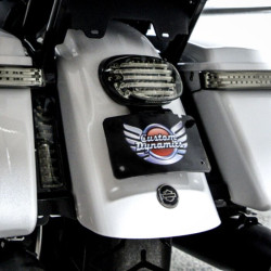 PartzBiz HD CD-TLLP-KIT-C - Custom Dynamics CD-TLLP-KIT-C Chrome License Plate Relocation Kit Harley Touring 14-20 2030-1522 20301522 best for replacement harley part electra road street glide king ultra aftermarket holder frame tour pak PartzBiz HD CD-TLLP-KIT-C - Custom Dynamics CD-TLLP-KIT-C Chrome License Plate Relocation Kit Harley Touring 14-20 2030-1522 20301522 best for replacement harley part electra road street glide king ultra aftermarket holder frame tour pak