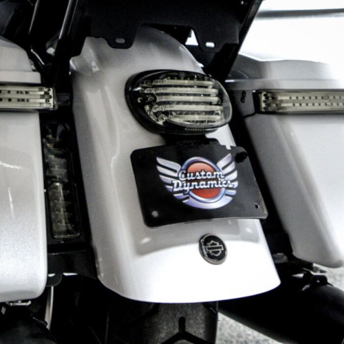 PartzBiz HD: -Custom Dynamics CD-TLLP-KIT-C Chrome License Plate Relocation Kit Harley Touring 14-20 2030-1522 20301522 best for replacement harley part electra road street glide king ultra aftermarket holder frame tour pak PartzBiz HD: -Custom Dynamics CD-TLLP-KIT-C Chrome License Plate Relocation Kit Harley Touring 14-20 2030-1522 20301522 best for replacement harley part electra road street glide king ultra aftermarket holder frame tour pak