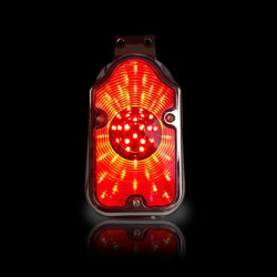 PartzBiz HD CD-TOMB-SMOKE - Custom Dynamics Tombstone Taillight Smoke Lens Harley 97-08 Rpl OE 68280-05 PartzBiz HD CD-TOMB-SMOKE - Custom Dynamics Tombstone Taillight Smoke Lens Harley 97-08 Rpl OE 68280-05