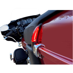 PartzBiz HD CD-TPBR-14BCM-RB - Black Tour Pak Backrest LED Light w/Red Lens PartzBiz HD CD-TPBR-14BCM-RB - Black Tour Pak Backrest LED Light w/Red Lens