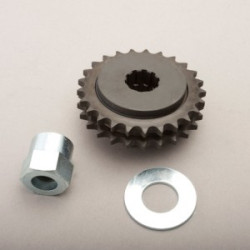 PartzBiz HD CS-34A - Belt Drives Ltd. Chain Compensator 34 Tooth Sprocket Kit Harley 07-09 Softail