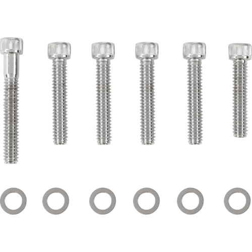 PartzBiz HD: 3488951-Drag Camshaft Cover Bolt Set Kit Chrome Knurled Socket Harley Big Twin 93-99 PartzBiz HD: 3488951-Drag Camshaft Cover Bolt Set Kit Chrome Knurled Socket Harley Big Twin 93-99