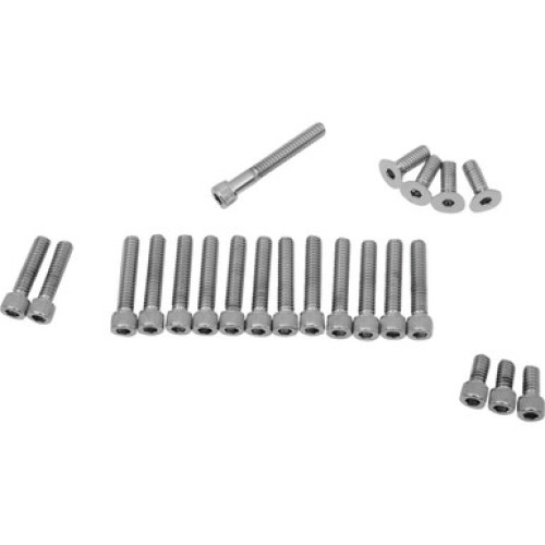 PartzBiz HD: 3488914-Drag Complete Side Cover Bolt Set Kit Chrome Knurled Socket Harley FX FL 70-84 PartzBiz HD: 3488914-Drag Complete Side Cover Bolt Set Kit Chrome Knurled Socket Harley FX FL 70-84