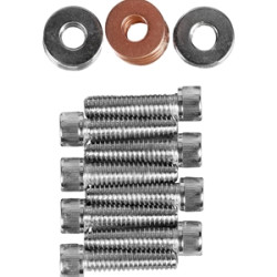PartzBiz HD DS-190813 - Drag Rocker Box Socket Bolt Flat Kit Chrome Knurled Harley Sportster XL 86-03 PartzBiz HD DS-190813 - Drag Rocker Box Socket Bolt Flat Kit Chrome Knurled Harley Sportster XL 86-03