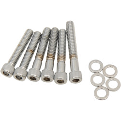 PartzBiz HD DS-190868 - Drag Camshaft Cover Bolt Set Chrome Smooth Socket Harley Big Twin 87-92 Evo PartzBiz HD DS-190868 - Drag Camshaft Cover Bolt Set Chrome Smooth Socket Harley Big Twin 87-92 Evo