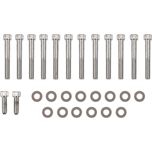 PartzBiz HD: 3488902-Drag Rocker Box Bolt Set Kit Chrome Knurled Allen Harley Sportster XL 71-76 PartzBiz HD: 3488902-Drag Rocker Box Bolt Set Kit Chrome Knurled Allen Harley Sportster XL 71-76