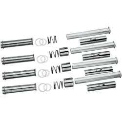 PartzBiz HD DS-193764 - Drag Specialties Chrome Pushrod Tube Complete Kit 1984-1999 Harley Evo Big Twin PartzBiz HD DS-193764 - Drag Specialties Chrome Pushrod Tube Complete Kit 1984-1999 Harley Evo Big Twin