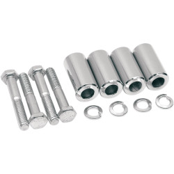 PartzBiz HD DS-222940 - Drag Specialties Chrome Front Fender Mounting Kit 1980-2013 Harley Dyna Softail PartzBiz HD DS-222940 - Drag Specialties Chrome Front Fender Mounting Kit 1980-2013 Harley Dyna Softail