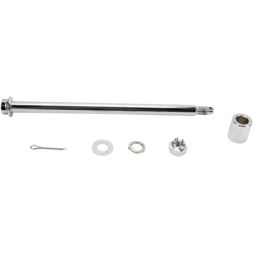 PartzBiz HD: 3492716-3/4 Inch Chrome Rear Axle Spacer Kit 12 5/8” Long - 1980-1999 Harley Touring PartzBiz HD: 3492716-3/4 Inch Chrome Rear Axle Spacer Kit 12 5/8” Long - 1980-1999 Harley Touring