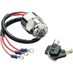 PartzBiz HD DS-272112 - Drag Specialties Round Key Ignition Switch 3 Position Harley Ironhead FX FXR PartzBiz HD DS-272112 - Drag Specialties Round Key Ignition Switch 3 Position Harley Ironhead FX FXR
