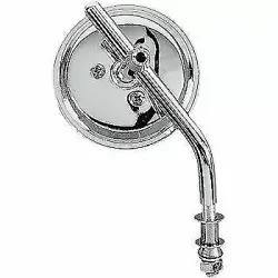 PartzBiz HD DS-302051 - Drag Specialties Chrome 3” Round Custom Mirror Adjustable Stem Harley Custom PartzBiz HD DS-302051 - Drag Specialties Chrome 3” Round Custom Mirror Adjustable Stem Harley Custom
