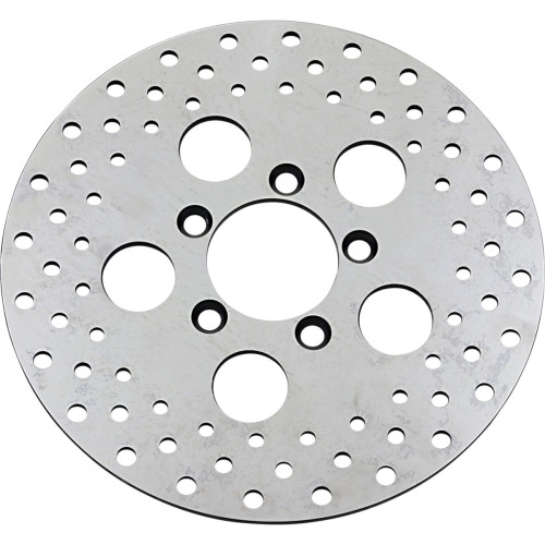 PartzBiz HD: 3488707-Vintage Drilled Front Brake Rotor Polished Stainless 10” Harley Softail XL 66-84 PartzBiz HD: 3488707-Vintage Drilled Front Brake Rotor Polished Stainless 10” Harley Softail XL 66-84