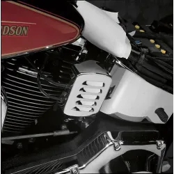 PartzBiz HD DS-376610 - Drag Specialties Chrome Louvered Coil Cover 1965-99 Harley Softail Dyna PartzBiz HD DS-376610 - Drag Specialties Chrome Louvered Coil Cover 1965-99 Harley Softail Dyna