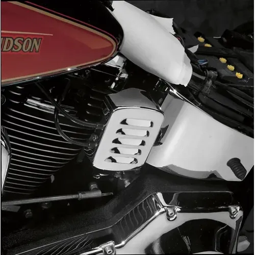 PartzBiz HD: 3485241-Drag Specialties ฝาครอบคอยล์ Chrome Louvered 1965-99 Harley Softail Dyna PartzBiz HD: 3485241-Drag Specialties ฝาครอบคอยล์ Chrome Louvered 1965-99 Harley Softail Dyna