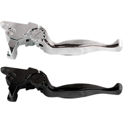 PartzBiz HD DS06101723 - PSR Black Journey Adjustable Handlebar Levers Harley 14-16 Hydraulic Clutch | 12-00604-22