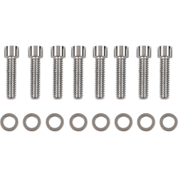 PartzBiz HD DS192397 - Drag Lifter Base Socket Bolt Kit 6” Chrome Smooth Harley Big Twin Cam 99-17 PartzBiz HD DS192397 - Drag Lifter Base Socket Bolt Kit 6” Chrome Smooth Harley Big Twin Cam 99-17