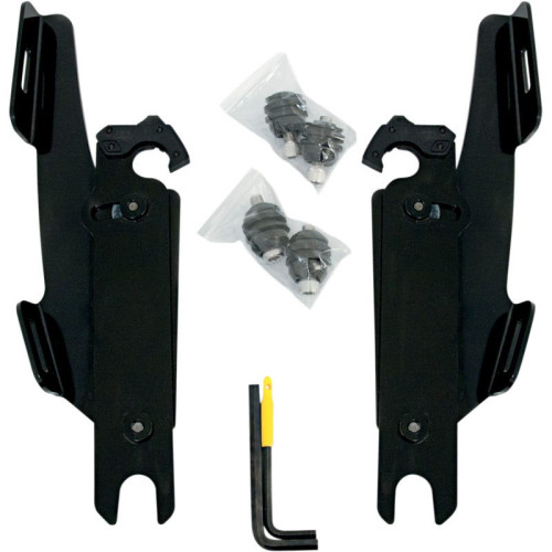 PartzBiz HD: 4409602-Memphis Shades MEK1952 Black Trigger Lock Mount Batwing Fats Slims Harley FLST/C | MEK1952 PartzBiz HD: 4409602-Memphis Shades MEK1952 Black Trigger Lock Mount Batwing Fats Slims Harley FLST/C | MEK1952