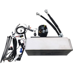 PartzBiz HD DY-1SS - ใหม่ 3.0 Chrome Ultracool The Reefer Oil Cooler พัดลมระบายความร้อนระบบ Harley Dyna PartzBiz HD DY-1SS - ใหม่ 3.0 Chrome Ultracool The Reefer Oil Cooler พัดลมระบายความร้อนระบบ Harley Dyna