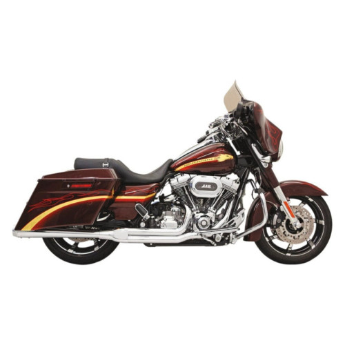 PartzBiz HD: 3443082-Bassani Road Rage Chrome 2 Into 1 Exhaust Pipe Harley Touring Bagger 2010-2016 PartzBiz HD: 3443082-Bassani Road Rage Chrome 2 Into 1 Exhaust Pipe Harley Touring Bagger 2010-2016