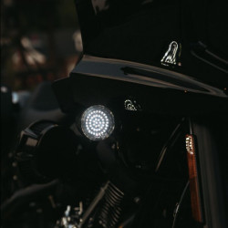 PartzBiz HD GEN-4-A-1157 - Custom Dynamics Genesis 4 Solid Amber LED Turn Signal Bullet Inserts 1157 Harley
