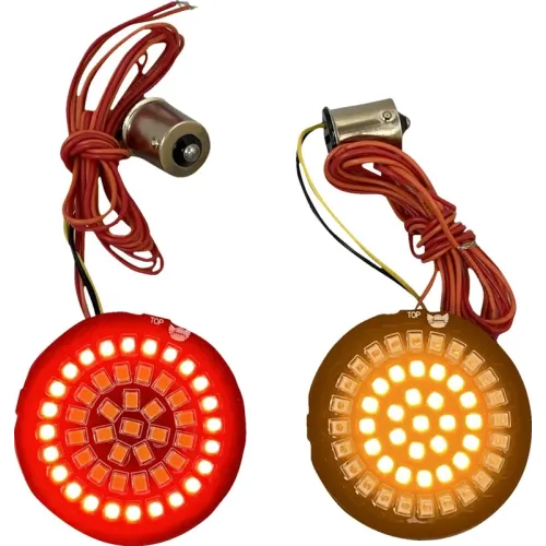 PartzBiz HD: -Custom Dynamics Dynamic Clusters2 Amber LED Rear Turn Signal Inserts 1156 2020-1890 20201890 GEN-4-AR2-1156 Harley Harley Harley light replacement upgrade touring softail PartzBiz HD: -Custom Dynamics Dynamic Clusters2 Amber LED Rear Turn Signal Inserts 1156 2020-1890 20201890 GEN-4-AR2-1156 Harley Harley Harley light replacement upgrade touring softail