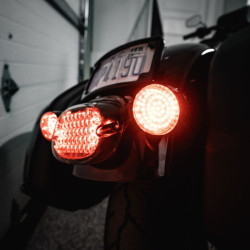 PartzBiz HD GEN-4-R-1156-T - Genesis® 4 Solid Red Bullet Rear Turn Signal Insert
