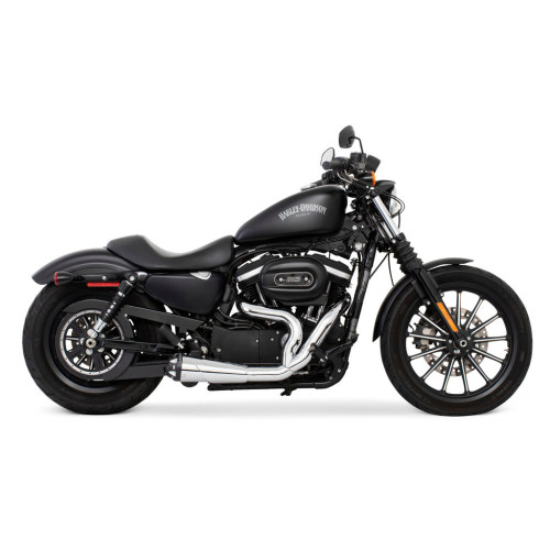 PartzBiz HD: 3465245-Freedom Performance Chrome Combat 2-1 Shorty Pipes Exhaust System Harley 04+ XL PartzBiz HD: 3465245-Freedom Performance Chrome Combat 2-1 Shorty Pipes Exhaust System Harley 04+ XL
