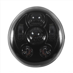 PartzBiz HD HW195209 - Hogworkz Black White Light LED Blackout Headlight Headlamp Harley V-Rod 02-17 PartzBiz HD HW195209 - Hogworkz Black White Light LED Blackout Headlight Headlamp Harley V-Rod 02-17