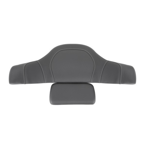 PartzBiz HD: 3474830-Saddlemen Black Carbon Fiber Backrest Trunk Tour Pak Pad Indian Touring 14-20