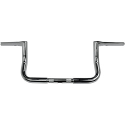 PartzBiz HD LA-7361-08 - LA Choppers 8” Chrome 1.25” Twin Peaks Touring Handlebars Bars Harley Batwing