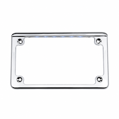 PartzBiz HD: -Custom Dynamics Chrome Flat Horizonal Motorcycle Plate Frame w/ LED Illumination LPF-HRZ-C-LP PartzBiz HD: -Custom Dynamics Chrome Flat Horizonal Motorcycle Plate Frame w/ LED Illumination LPF-HRZ-C-LP