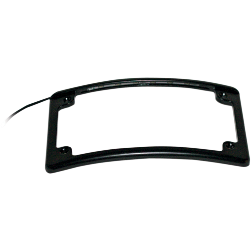 PartzBiz HD: -Custom Dynamics Black Low Profile Radius License Plate Frame L.E.D 4 Harley - LPF-RAD-B-LP PartzBiz HD: -Custom Dynamics Black Low Profile Radius License Plate Frame L.E.D 4 Harley - LPF-RAD-B-LP