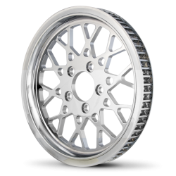 PartzBiz HD M-PL-0206 - DNA Chrome 1 1/8” 70 Tooth Rear Mesh Pulley Harley Chopper Bobber Custom FXST PartzBiz HD M-PL-0206 - DNA Chrome 1 1/8” 70 Tooth Rear Mesh Pulley Harley Chopper Bobber Custom FXST