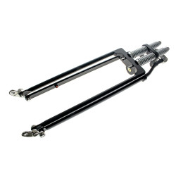 PartzBiz HD M-SF-3004N - DNA 4” Over 26” Black Springer Front End Harley Sportster Chopper Softail Dyna
