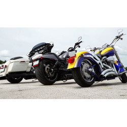 PartzBiz HD MC-2909 - Arnott Chrome Air Ride Adjustable Shocks Suspension Kit 2001-17 Harley Softail PartzBiz HD MC-2909 - Arnott Chrome Air Ride Adjustable Shocks Suspension Kit 2001-17 Harley Softail
