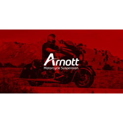 PartzBiz HD MC-3110 - Black Arnott Ultimate Rebound Air Ride Suspension Shocks Kit Harley V-Rod 07-17