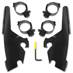 PartzBiz HD MEB2044 - Black Batwing Fairing Trigger-Lock Mounting Kit Harley 18+ Sport Glide FLSB M8 PartzBiz HD MEB2044 - Black Batwing Fairing Trigger-Lock Mounting Kit Harley 18+ Sport Glide FLSB M8